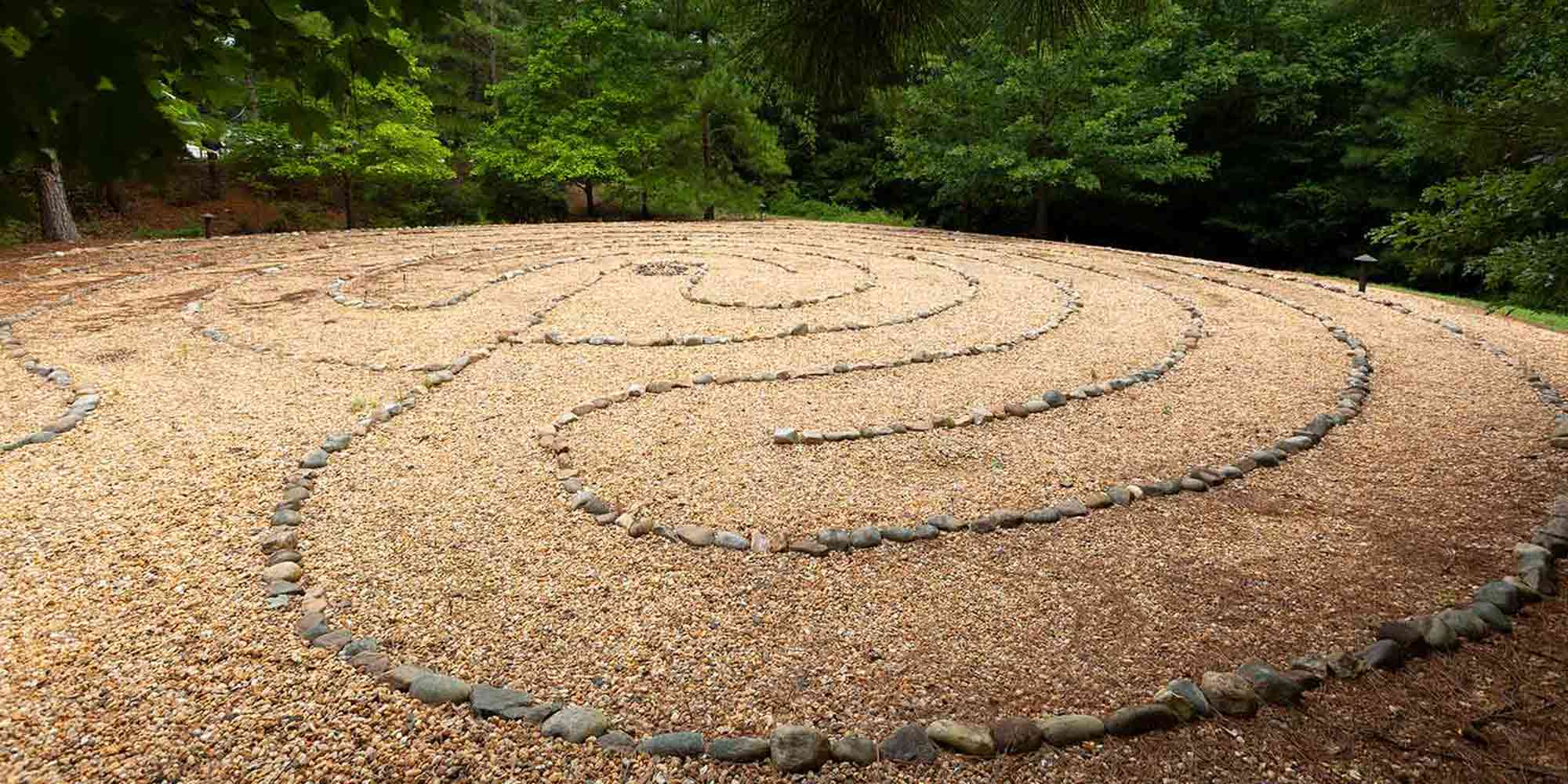 A labyrinth at Duke Integrative Medicine