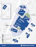 Duke Raleigh Hospital Campus Map June 2021