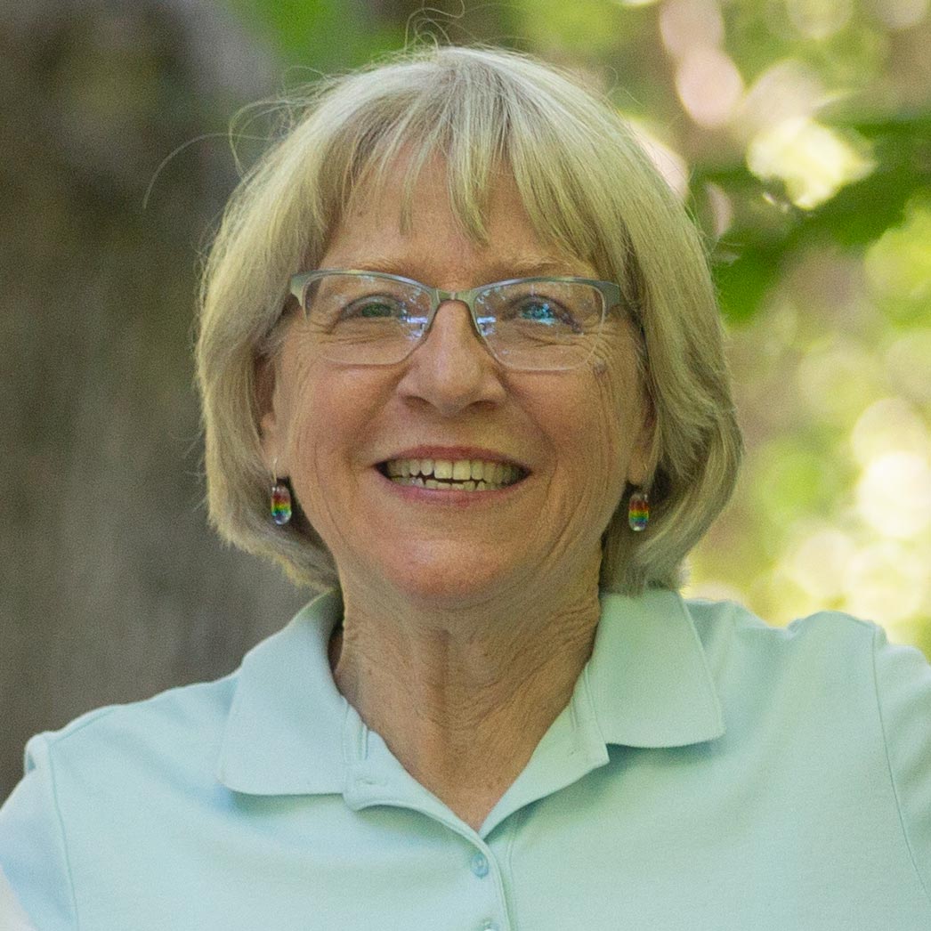 Pat Gearity smiles outside