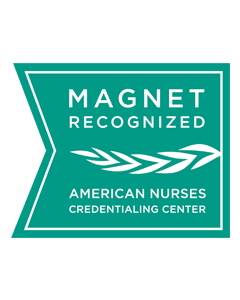 Magnet badge from American Nurses Credentialing Center