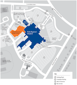 Duke Regional Hospital Campus Map July 2021