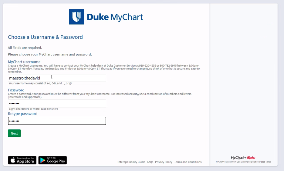 Creating A Duke MyChart Account Without An Activation Code Duke Health Creating A Duke MyChart Account Without An Activation Code Duke Health