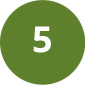 Green circle, step 5