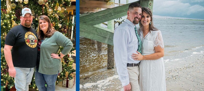 Después de una cirugía de pérdida de peso, una pareja de amantes de la comida comienza su familia