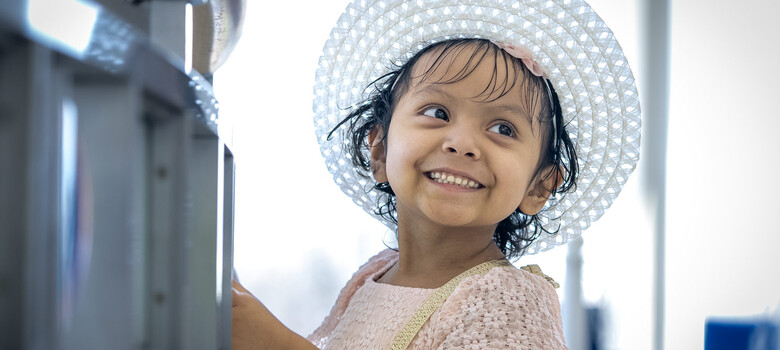 Clinical Trial and Mismatched Cord Blood Transplant Help Toddler Beat Aggressive Leukemia 