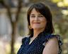 Kim Cable sonríe afuera de Duke University Hospital