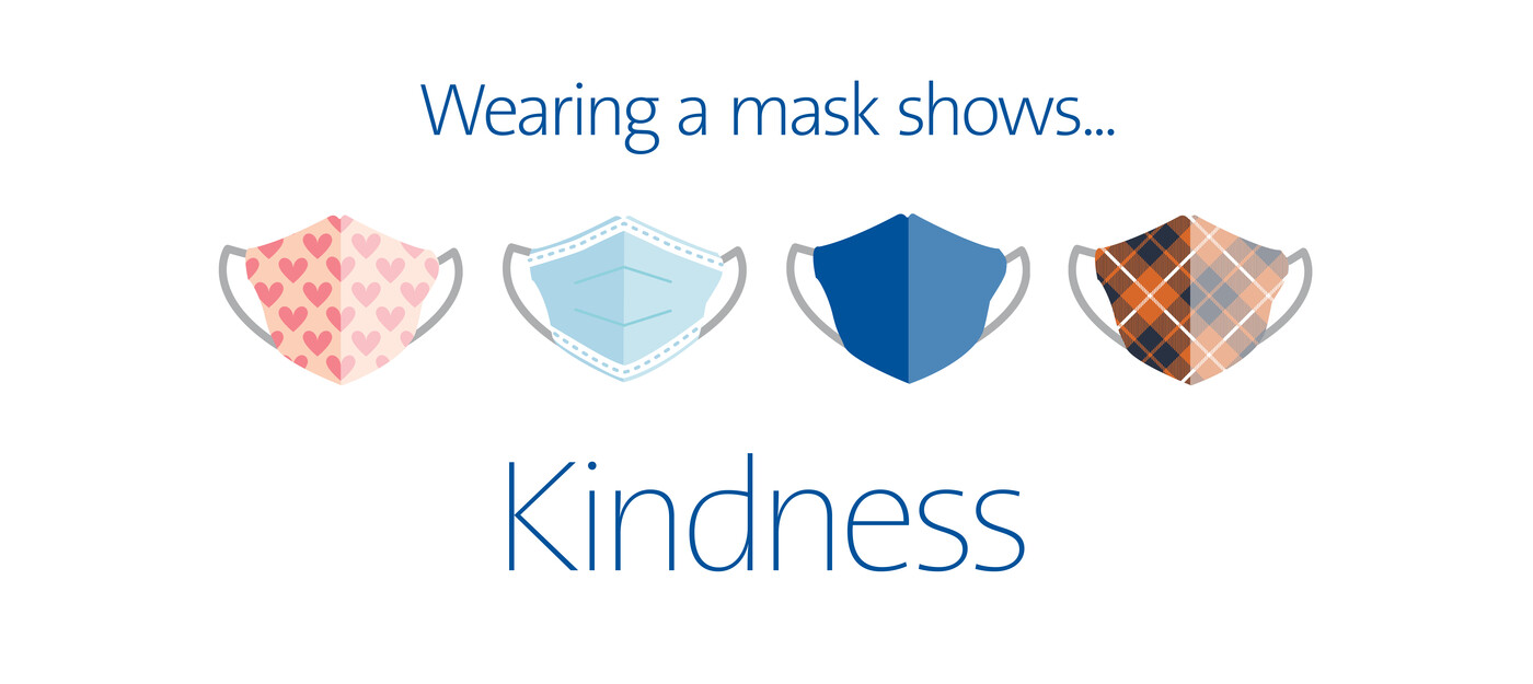 Wear a mask to keep people safe