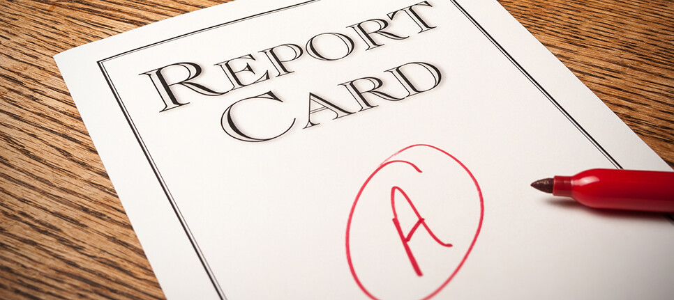 Report card: grade a