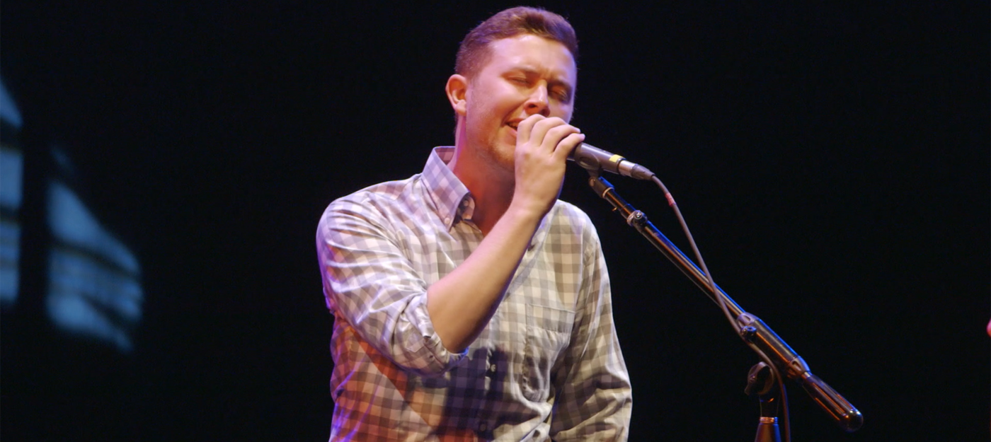 Scotty McCreery sings at Duke's World Voice Day celebration in March