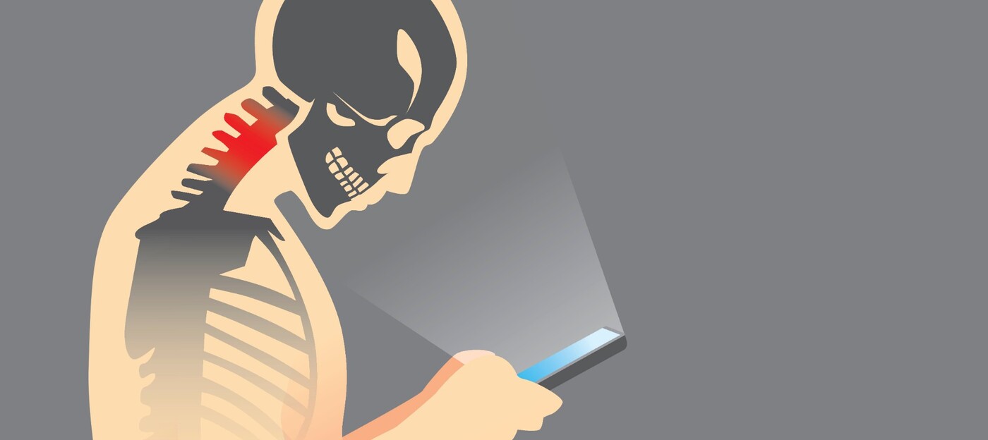 smartphones can cause pain in your neck and elsewhere