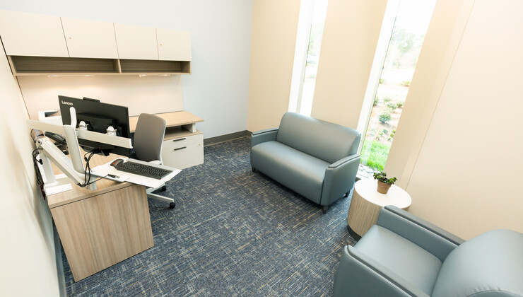 Sala ambulatoria en Duke Behavioral Health North Durham