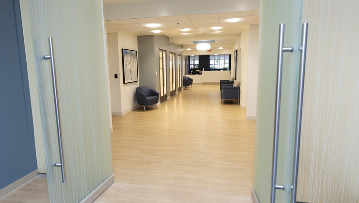 La entrada al Centro Estético