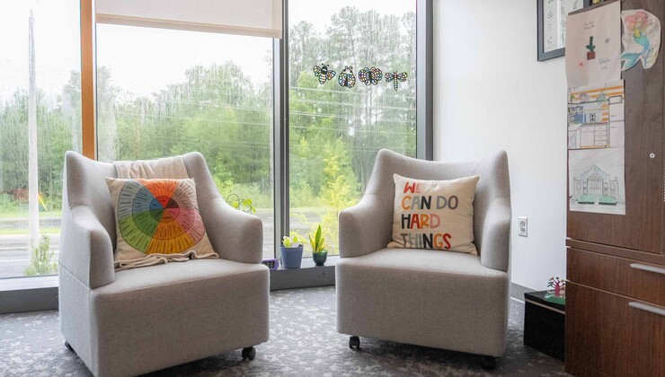 Duke Primary Care Pediatrics at Cary sala de terapia