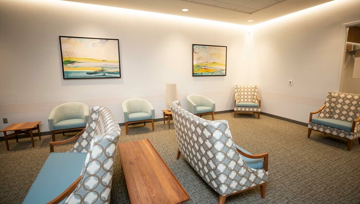 La sala de espera de Duke Primary Care Arringdon.