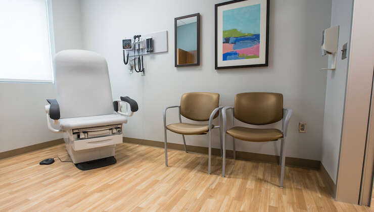 Sala 3 para paciente de Duke Urgent Care Heritage