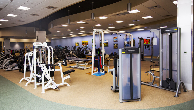 Equipamiento en Duke Rehabilitación cardiopulmonar en Croasdaile