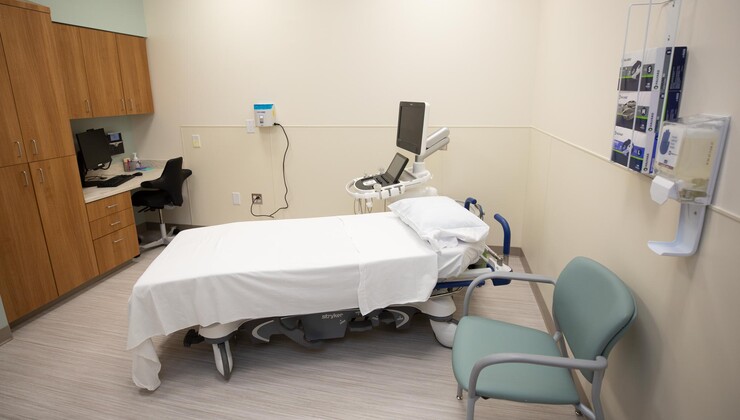 Duke Imaging Coley Hall ultrasound room