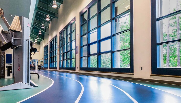 An indoor track